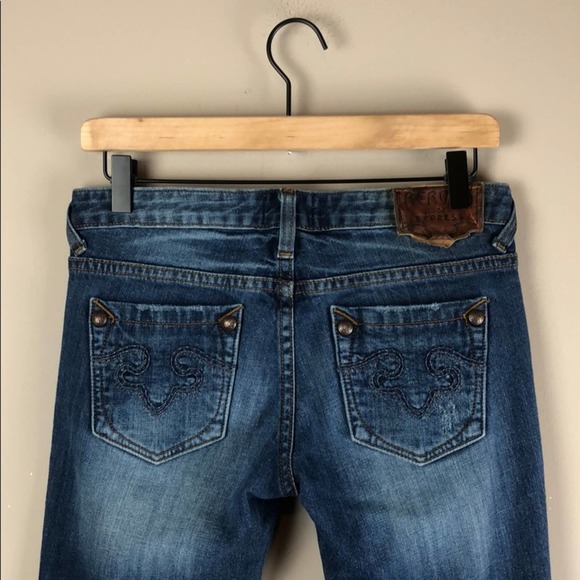 Rerock for Express Distressed Skinny Jeans (2) - Picture 6 of 8